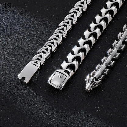 KALEN 19-24CM High Polished Bracelet For Men