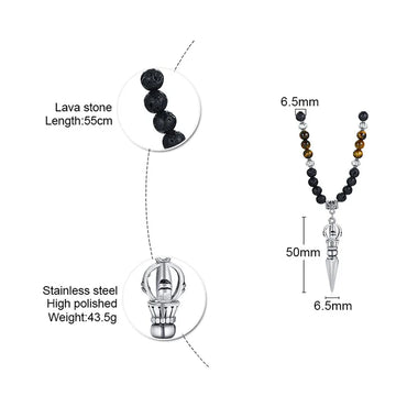 Beads Necklace With Different Style Pendants