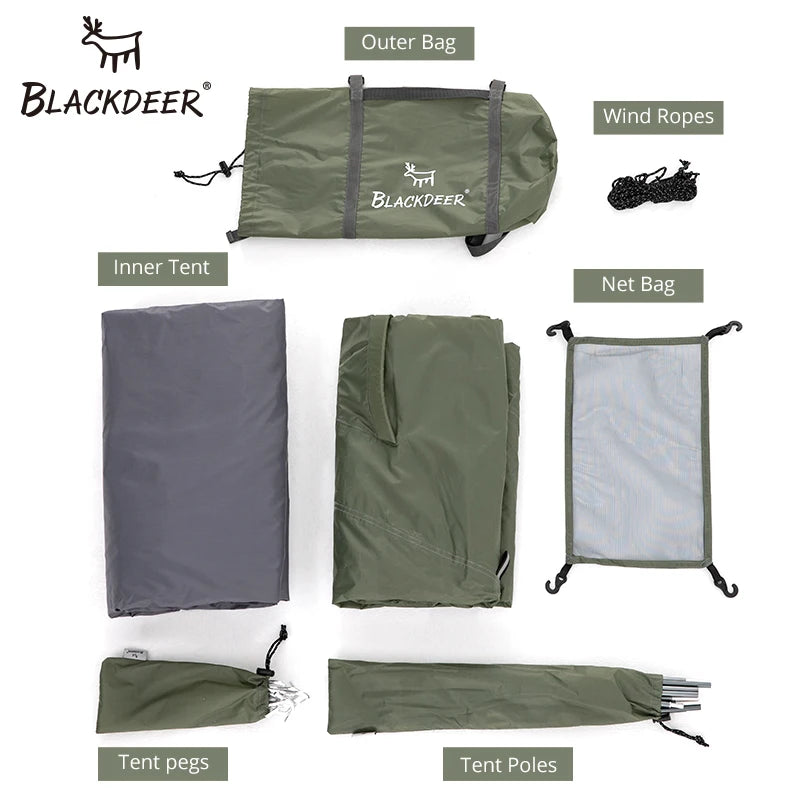 Blackdeer Archeos 2-3 People Outdoor 4 Season Double Layer Waterproof Tent