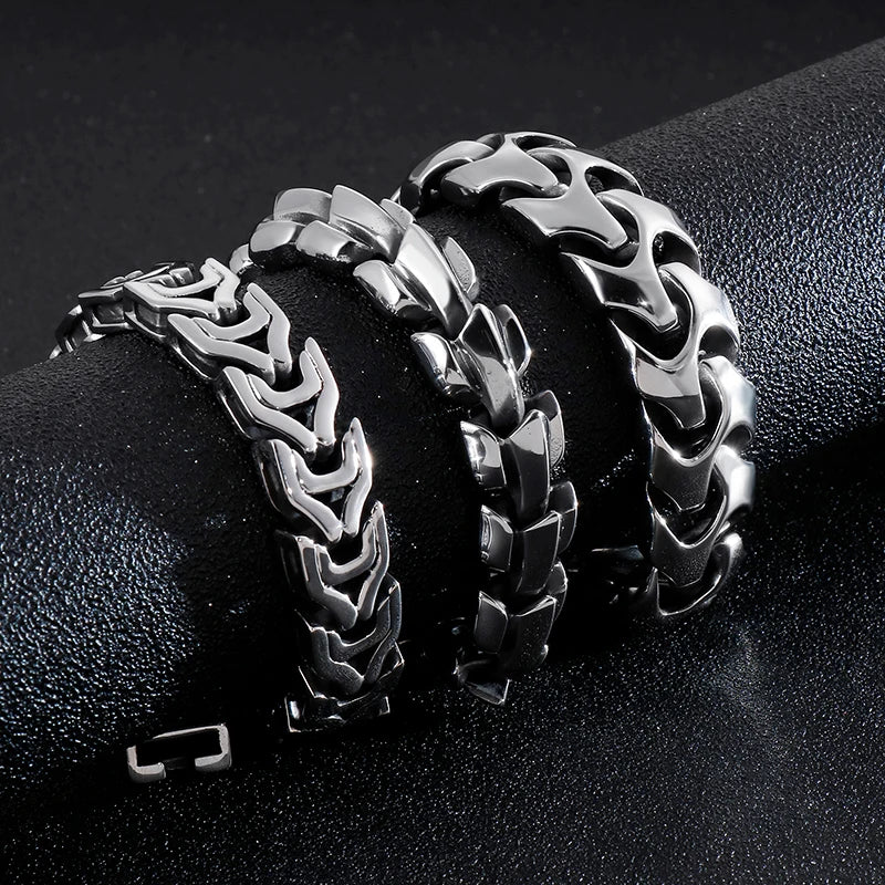 KALEN 19-24CM High Polished Bracelet For Men