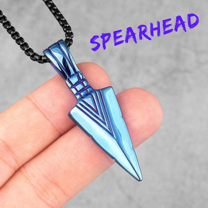 Spartan Spearhead Pendant Necklaces - Stainless Steel & Different Variants