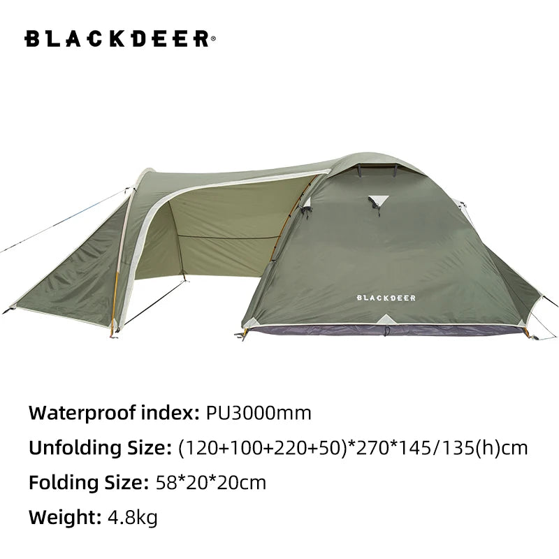 Blackdeer Archeos 2-3 People Outdoor 4 Season Double Layer Waterproof Tent