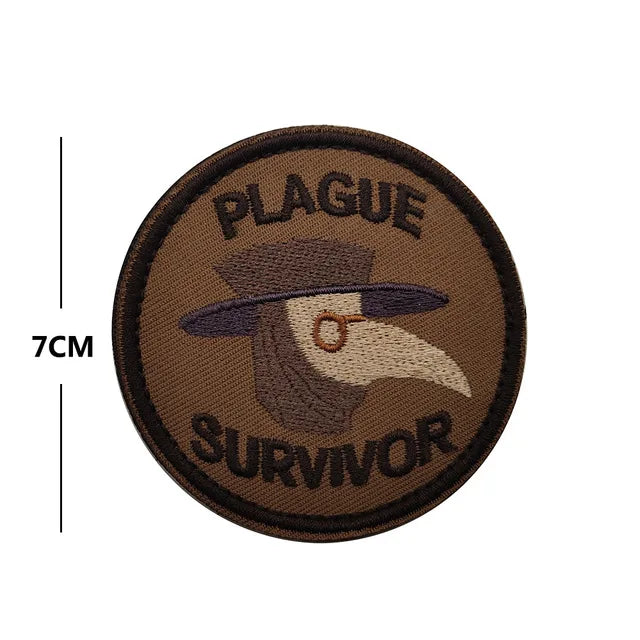 I SURVIVED THE GREAT TOILET PAPER TP CRISIS 2020 Embroidered Patches Stickers On Clothes Patch Badges