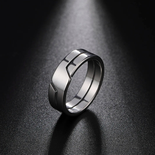 Skyrim Simple Stainless Steel Ring for Men & Women