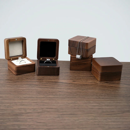 Mahoosive Luxury Wood Jewelry box With White, Beige, Black & Grass padding