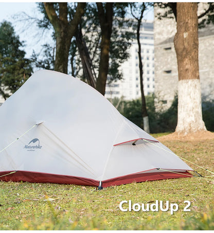 Naturehike Cloud Up 3 People Tent Ultralight 20D Waterproof Outdoor Camping Hiking Travel Tents Backpacking Cycling Sun Shelter