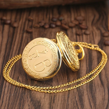 YISUYA Bronze Movie & Anime Quartz Pocket Watches