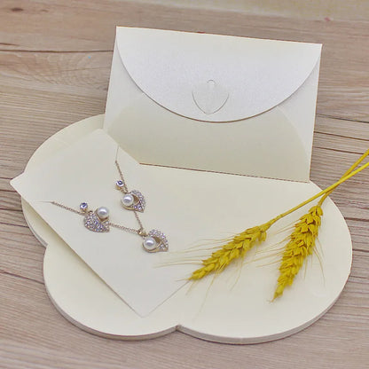 10pcs 10*15cm jewelry Gift Envelope with necklace earring Paper Display Card