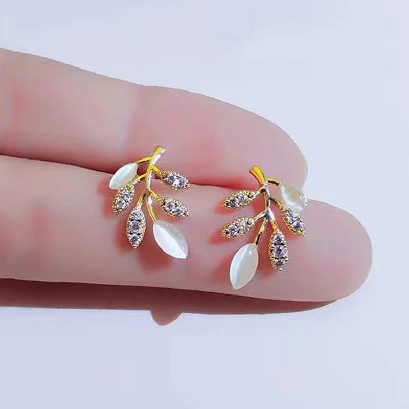 RINHOO Multiple Exquisite Style Rhinestone/Zircon/Pearl Earrings