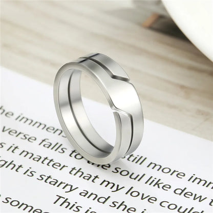 Skyrim Simple Stainless Steel Ring for Men & Women