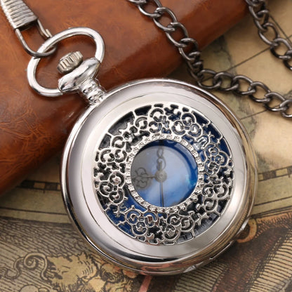 YISUYA Exquise Starry Multi Colour Dial uartz Pocket Watch Pendant