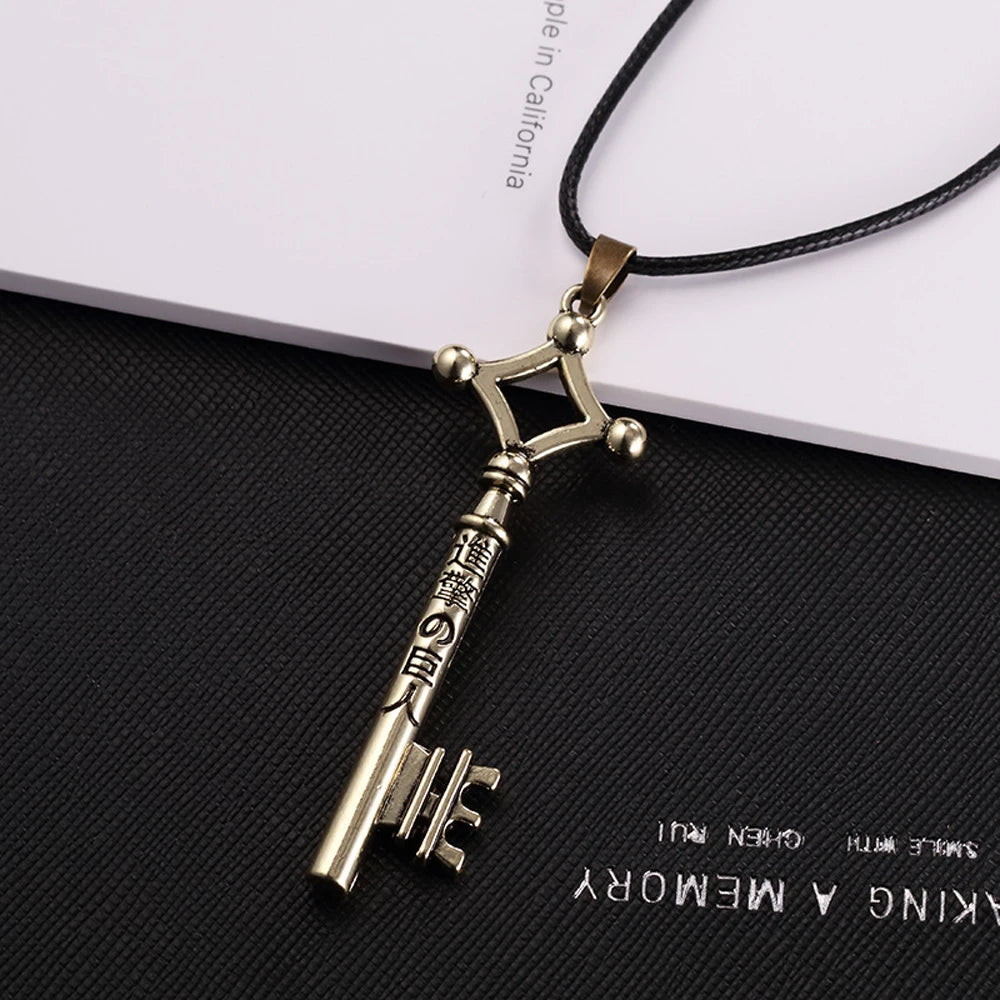 SUMENG Anime Attack On Titan Key Necklace - Eren`s Key