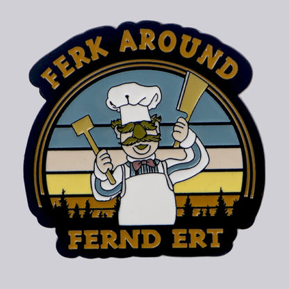 Swedish Chef Enamel Pin Funny Quotes Brooch Pines Lapel Pins Badge on Backpack Clothing Accessories Fashion Jewelry Gifts