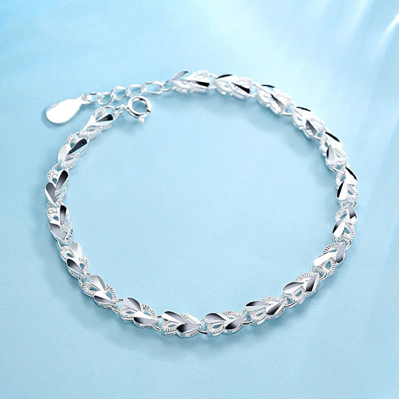 Quality Multiple Style Silver Bracelets For Women - 925 Sterling