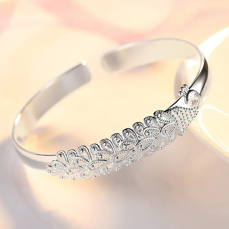 Silver Bracelet In Different Styles For Women - 925 Sterling