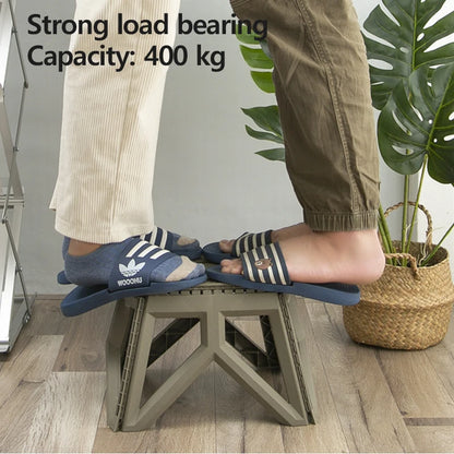 Portable Small & Thickened Folding Stool Or Step