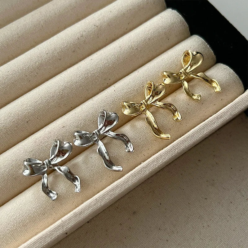 Ojo Yeria Simple But Elegant Bow Knot Earrings