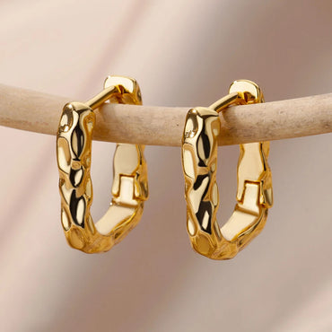 Multiple Styles Golden Colour Stainless Steel Earrings