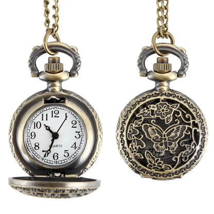 luxfacigoo Bronze Colour Mini pocket Quartz Watch