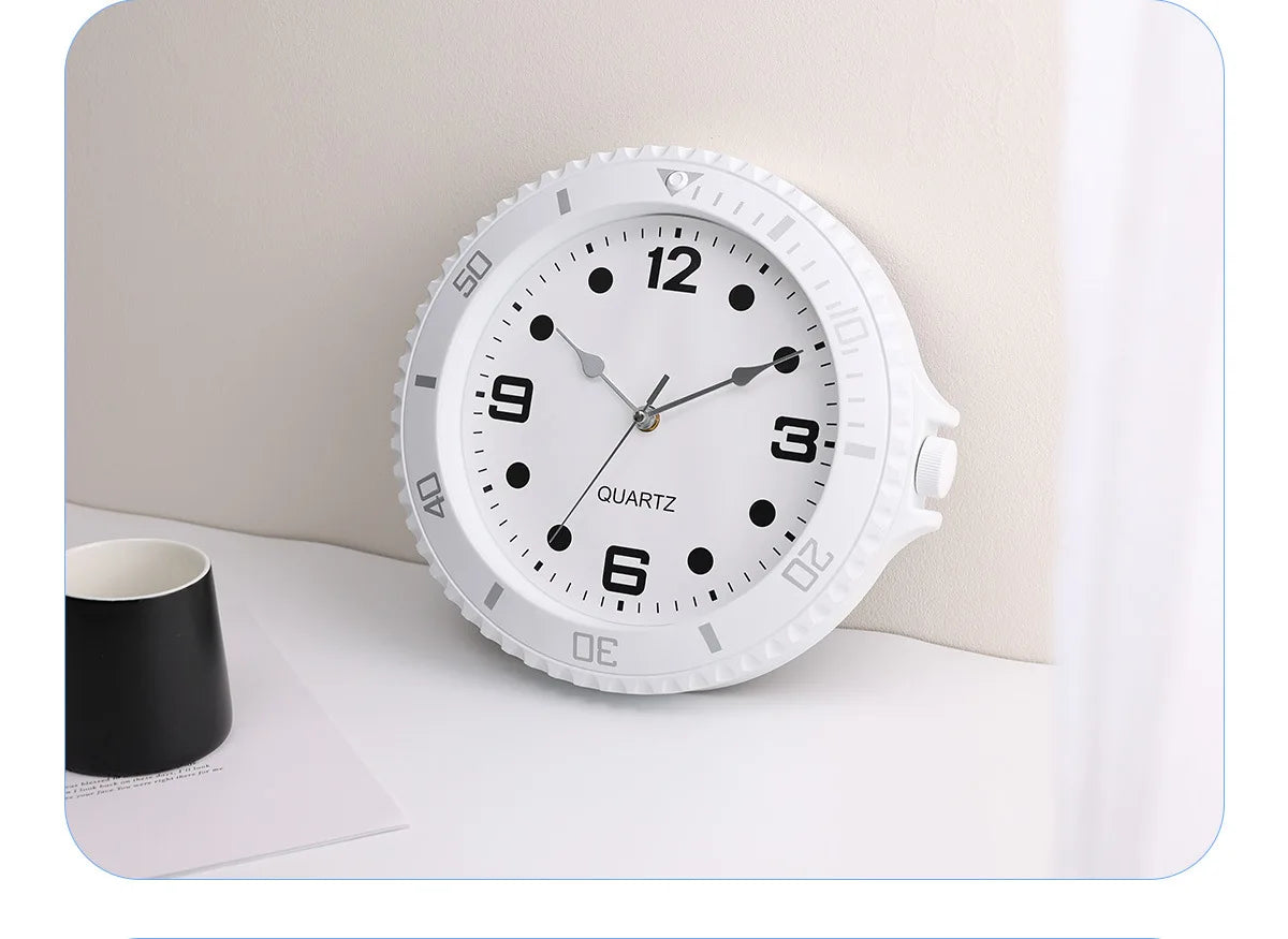 NIBOSI Luxury Wall Clock Modern Design withSilent Quartz Needle