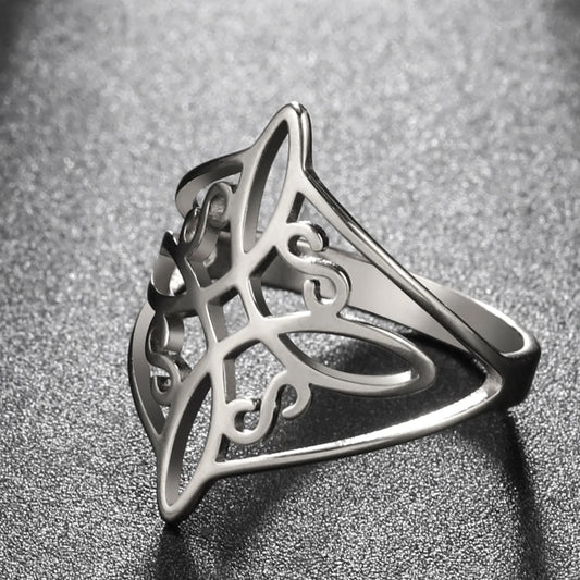 Elegant Multiple Variant Knot Stainless Steel Rings