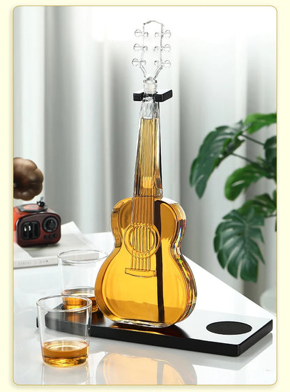 Luxury Guitar/Violin Decanter - Transparent & Thickened Crafted