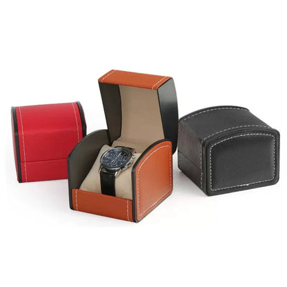 CAOWTAN Portable PU Leather Universal Case With Removable Leather Pillow.