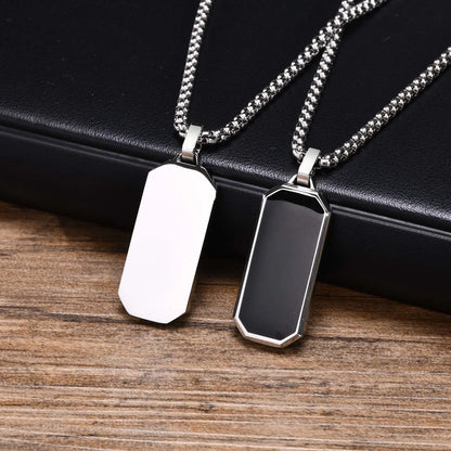 MPrainbow Stylish Geometric Pendants with Stainless Steel chain Necklaces  & Variable Colours