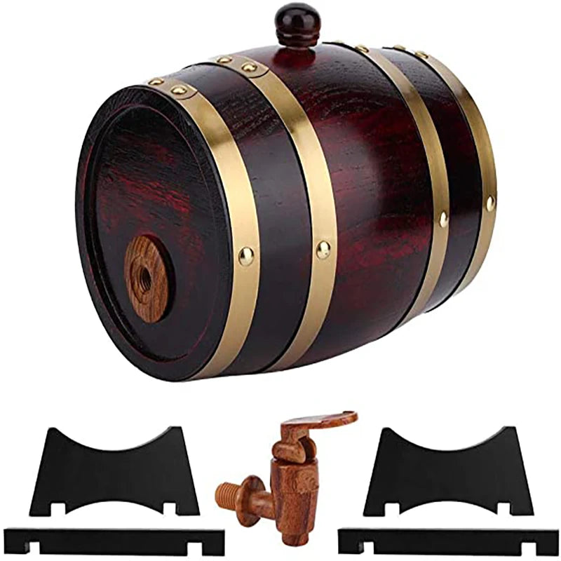 UNTIOR Wood Barrel Oak - Decanter, Decoration, Brewing Equipment - Beer, Wine, Whisky & Rum