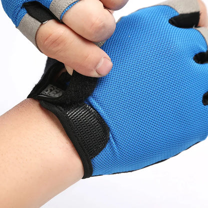 Men & Woman Cycling Bicycle Gloves Half Finger - Breathable, Anti-slip, Training Gloves