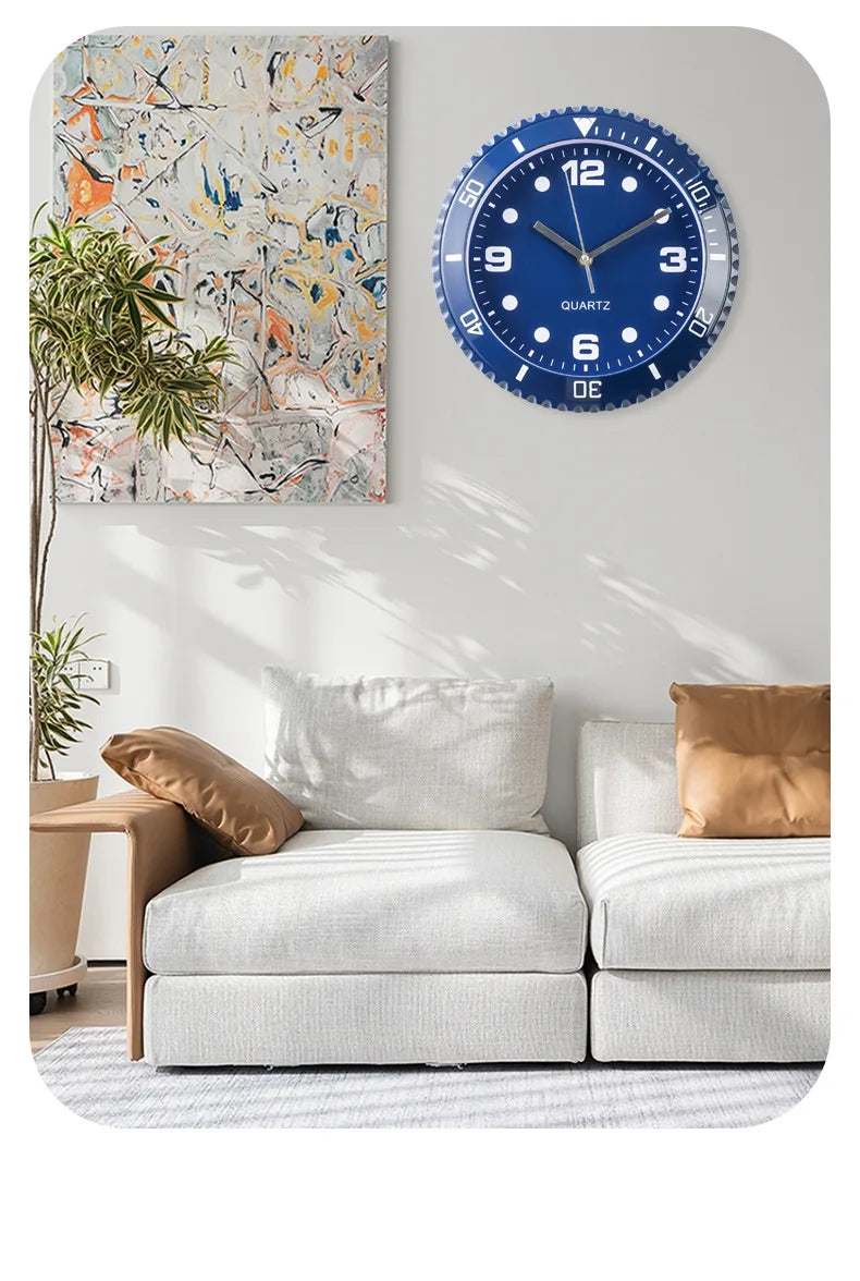 NIBOSI Luxury Wall Clock Modern Design withSilent Quartz Needle