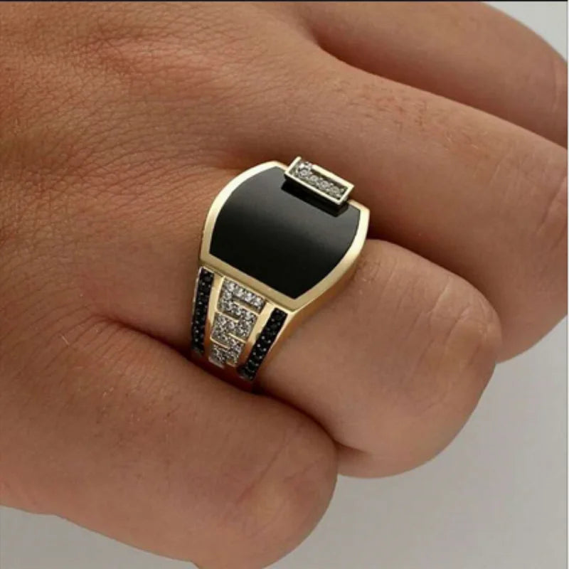 Bling The Signet Ring in Gold & Silver Colour