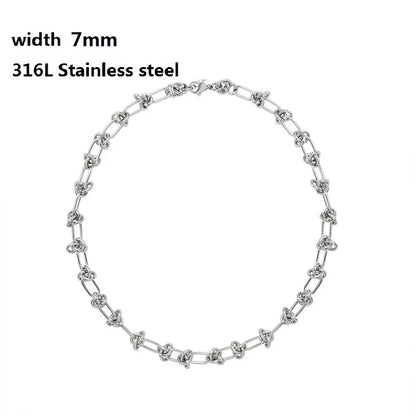 Figaro Stainless Steel Cuban Chain Bracelets