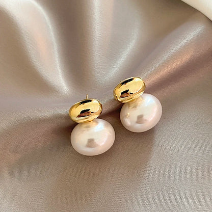 Taoya Elegant Gold Color Pearl Earrings In Different Styles