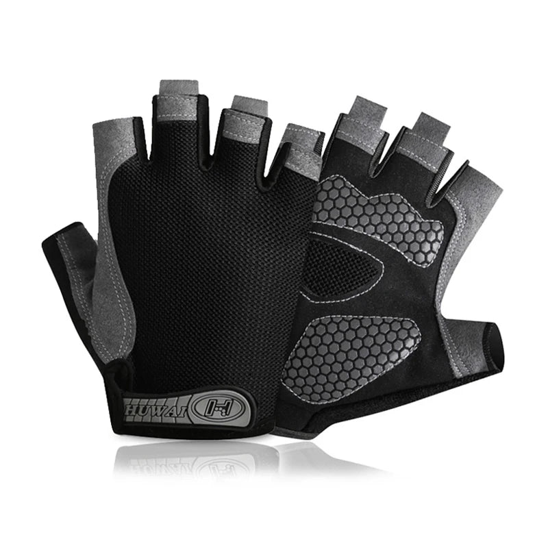 Men & Woman Cycling Bicycle Gloves Half Finger - Breathable, Anti-slip, Training Gloves