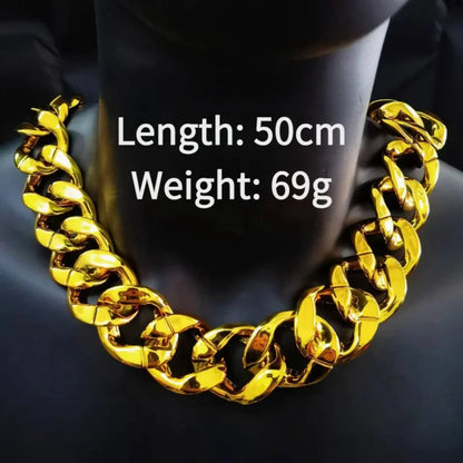 BIG exquisite fashionable gold color resin CCB necklace