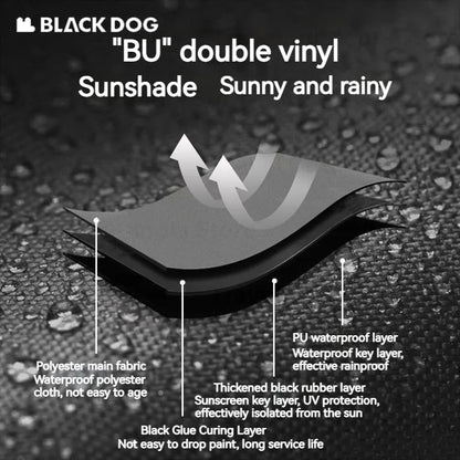 Naturehike Black Automatic Sunshade Camping Dome Tent For 2-3 People Outdoor portable 150D Waterproof 3000mm