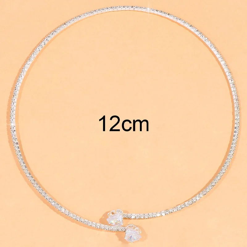 Simple Open Collar Choker Necklace for Women