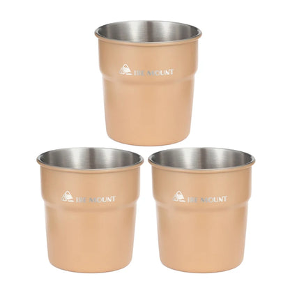 ISE MOUNT Outdoor 300ml Stainless Steel Cups