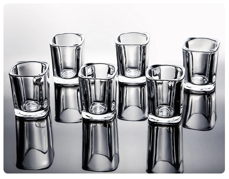 Shot Glass Set White Wine Glass Cup Holder Drinkware Set Spirit Glass Bar KTV Wine Glass Holder Glass Cup Storage Rack