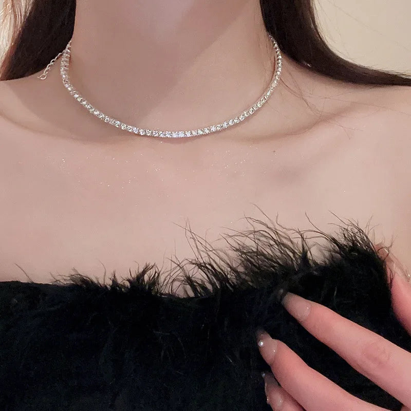 Simple Open Collar Choker Necklace for Women