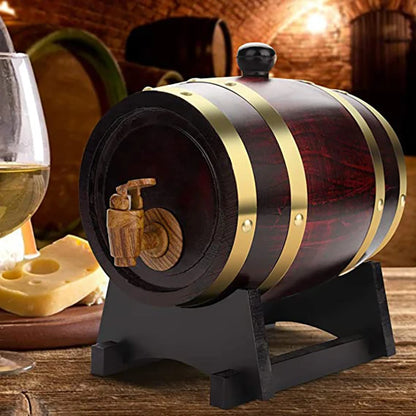 UNTIOR Wood Barrel Oak - Decanter, Decoration, Brewing Equipment - Beer, Wine, Whisky & Rum