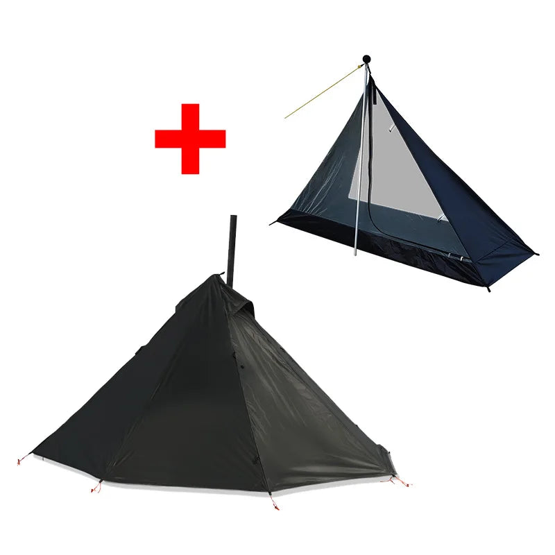 Top Lander Ultralight Double Layer Tipi Teepee Tent