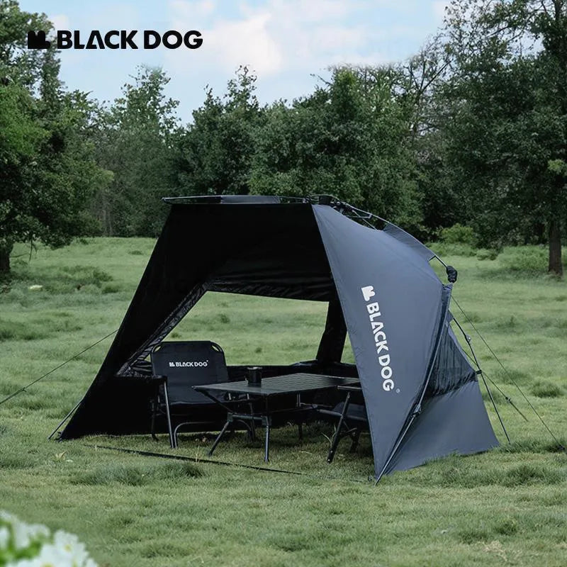 Naturehike Black Automatic Sunshade Camping Dome Tent For 2-3 People Outdoor portable 150D Waterproof 3000mm