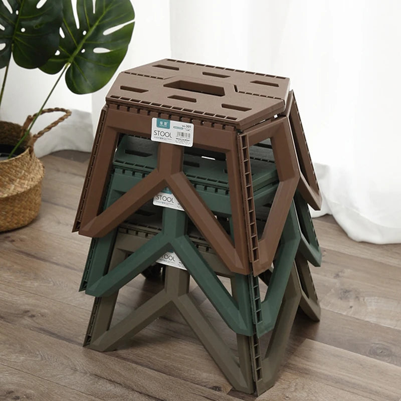 Portable Small & Thickened Folding Stool Or Step