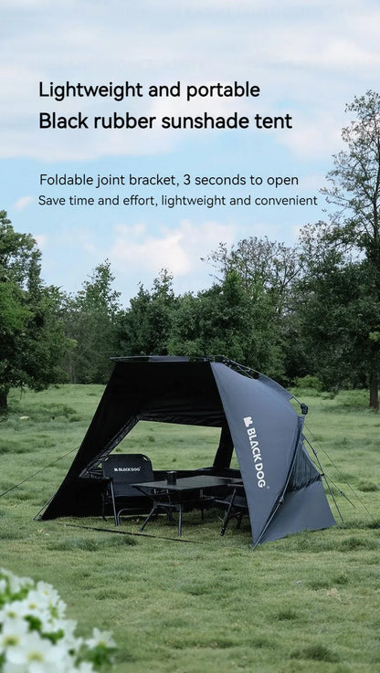 Naturehike Black Automatic Sunshade Camping Dome Tent For 2-3 People Outdoor portable 150D Waterproof 3000mm