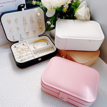 Elegant but Simple Large Capacity Portable Jewelry Storage Box In different sizes