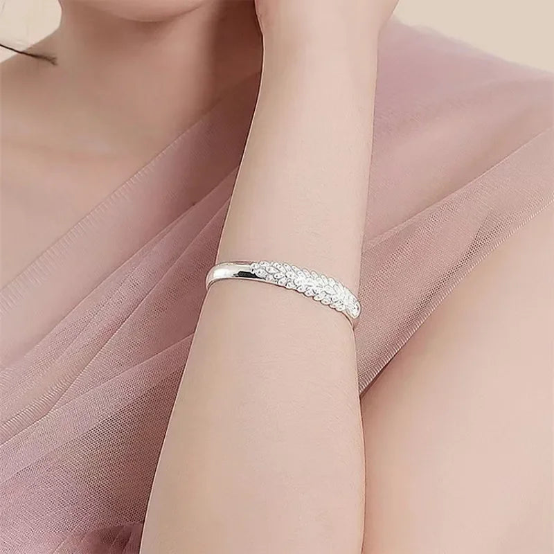 Silver Bracelet In Different Styles For Women - 925 Sterling