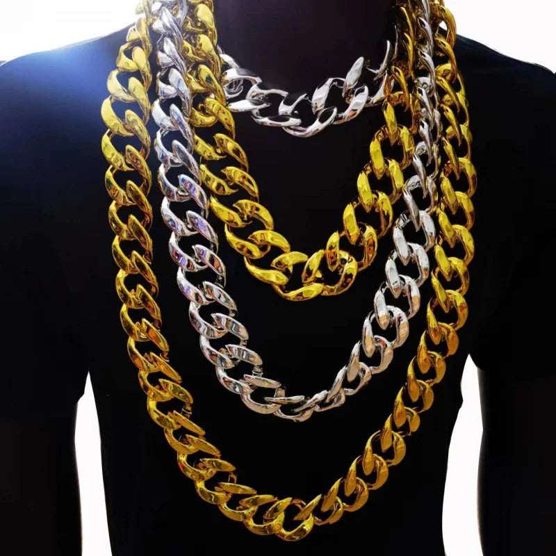 BIG exquisite fashionable gold color resin CCB necklace