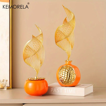 Ceramic Luxury Statue - Creative Nordic Living Room Decoration Sculptures